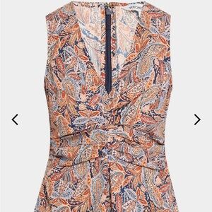 Veronica Beard Multicolor Paisley Blouse